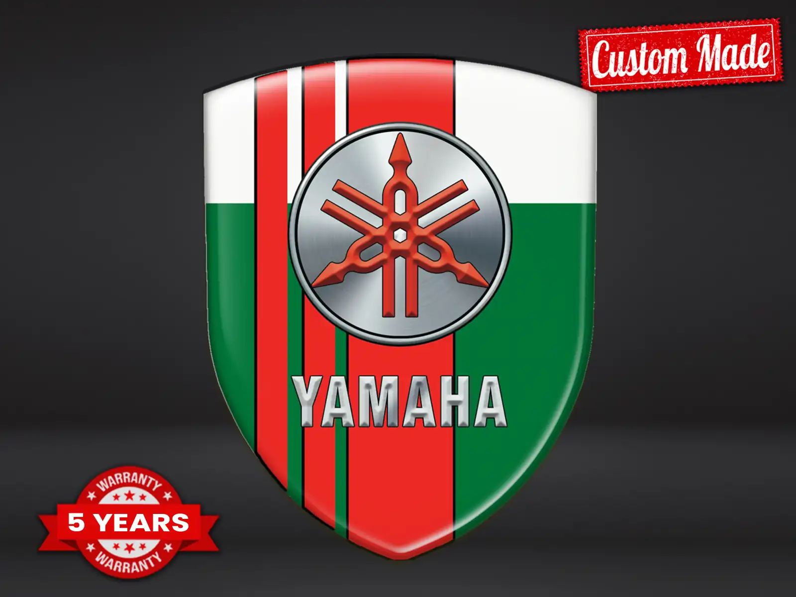 Yamaha Autoembleme Modern Anpassbar Exklusiv Personalisierbar